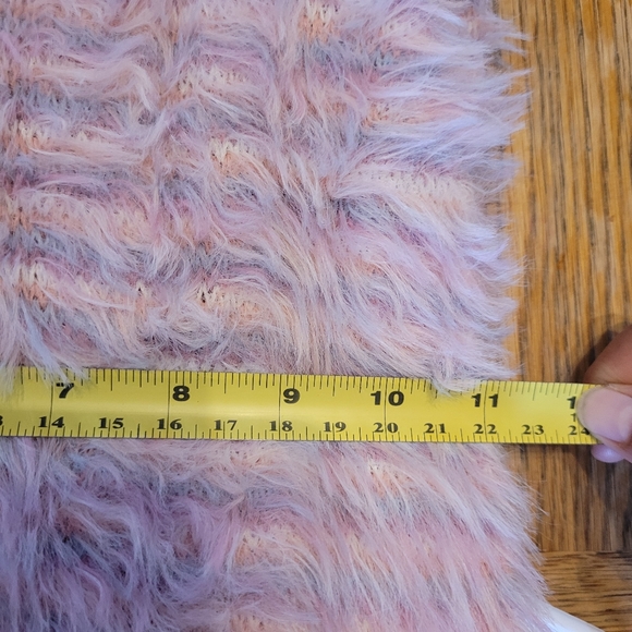 KM CHOICE Infinity Scarf Shawl Dress Soft Fluffy Pink Purple Tube - Picture 3 of 7
